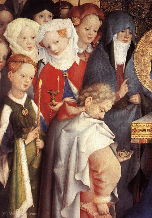 Presentation Of Christ In The Temple (detail) — Stefan Lochner