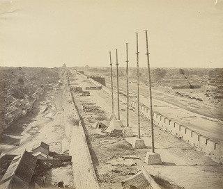Top Of The Wall From Anting Gate. Pekin Taken Possession By English And French Troops — Felice Beato