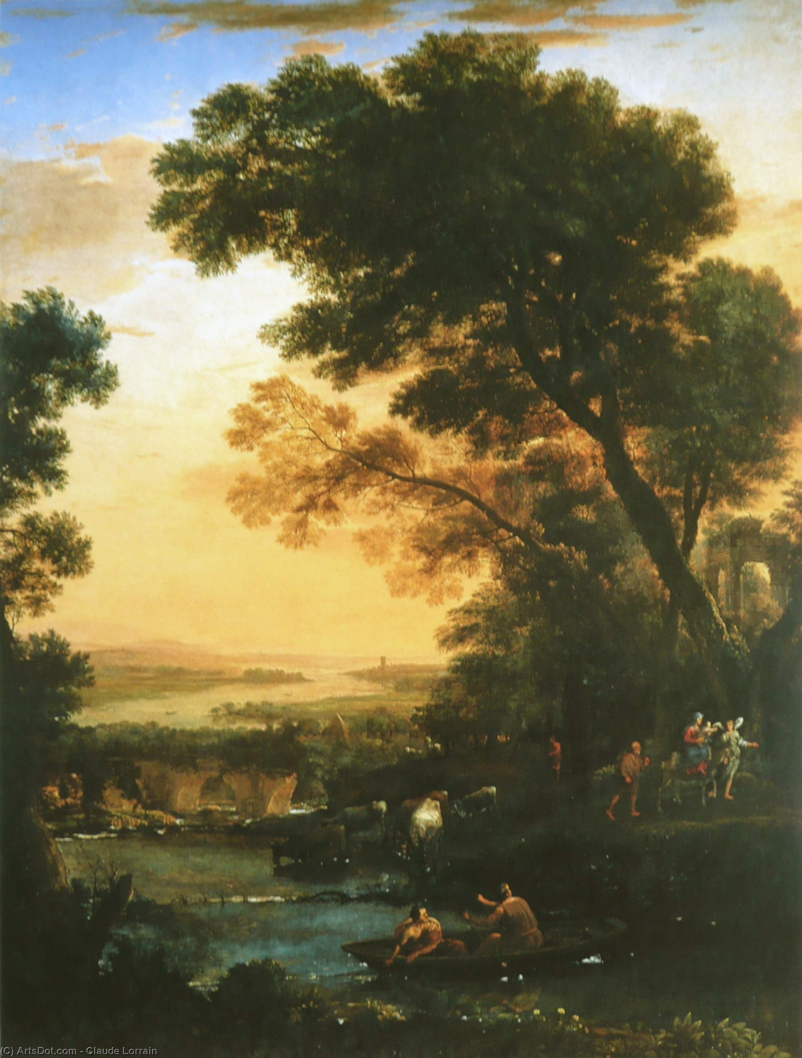 Landscape With Flight Into Egypt — Klod Loran