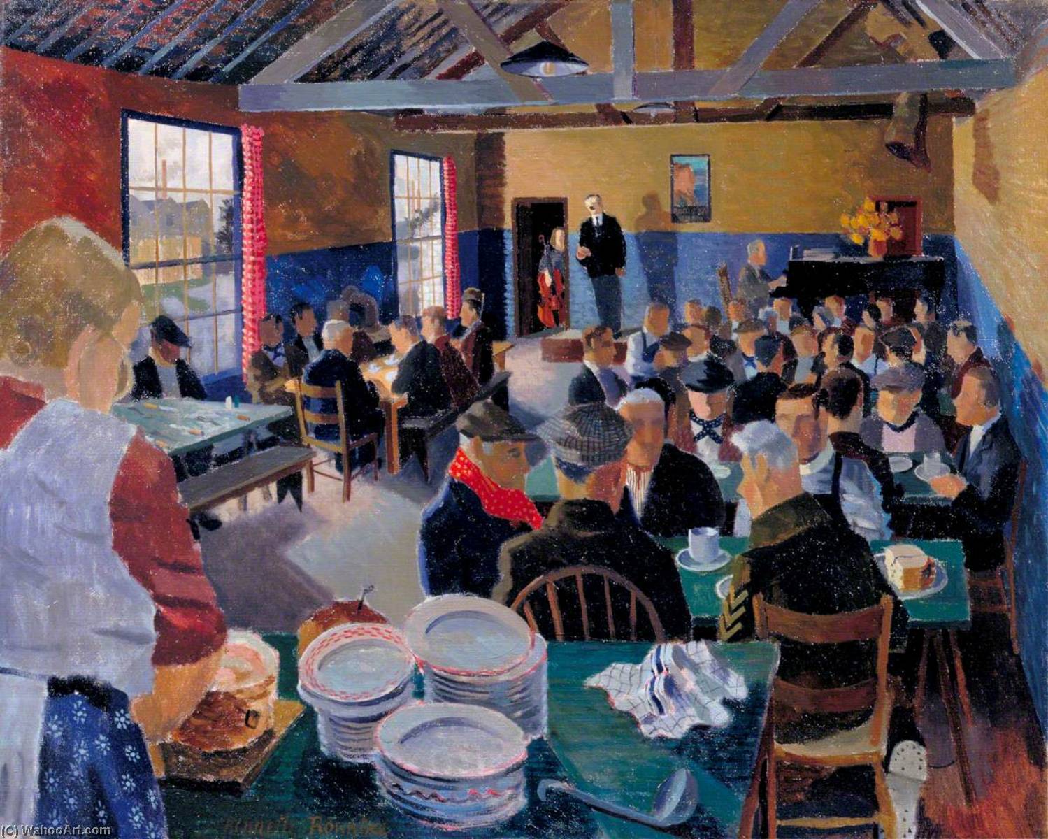 The Council For The Encouragement Of Music And The Arts Canteen Concert, Isle Of Dogs, London, E14 — Kenneth Rowntree