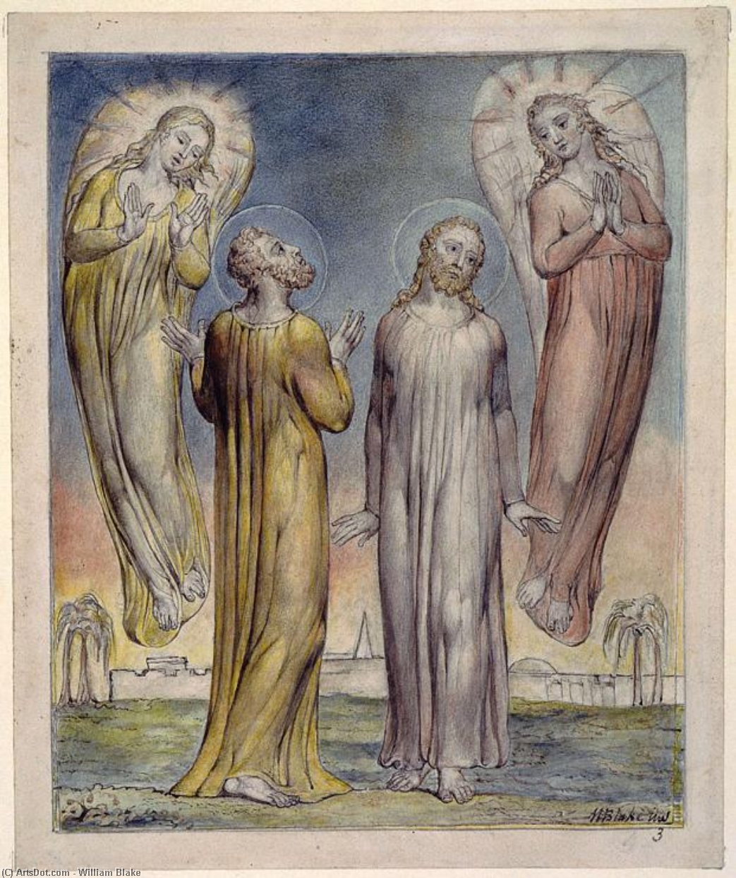 Andrew, Simon Peter Searching For Christ — William Blake