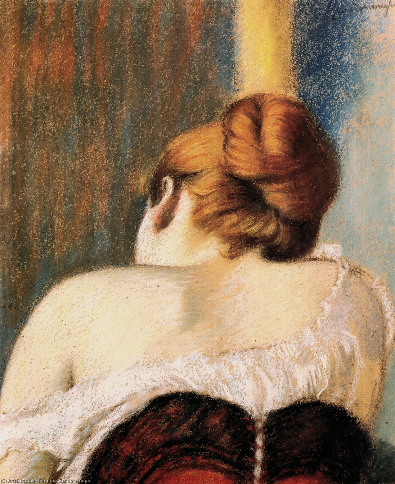 Woman In Corset — Federico Zandomeneghi