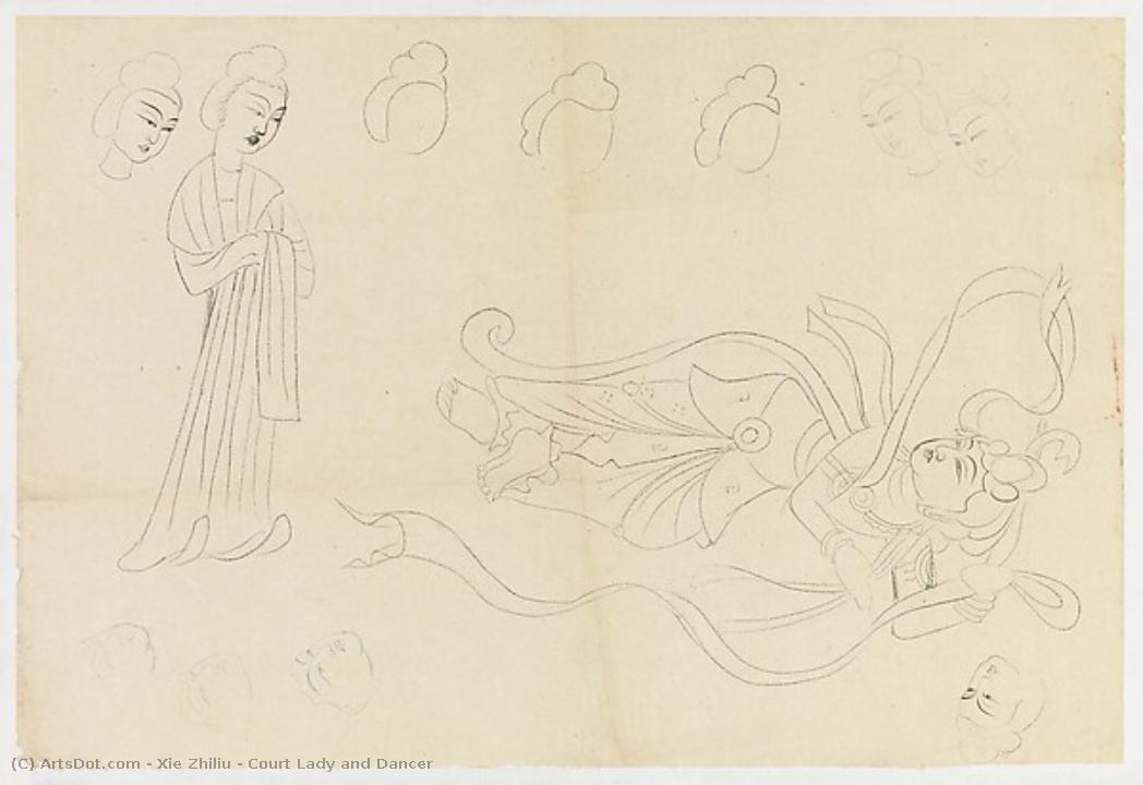 Court Lady And Dancer — Xie Zhiliu
