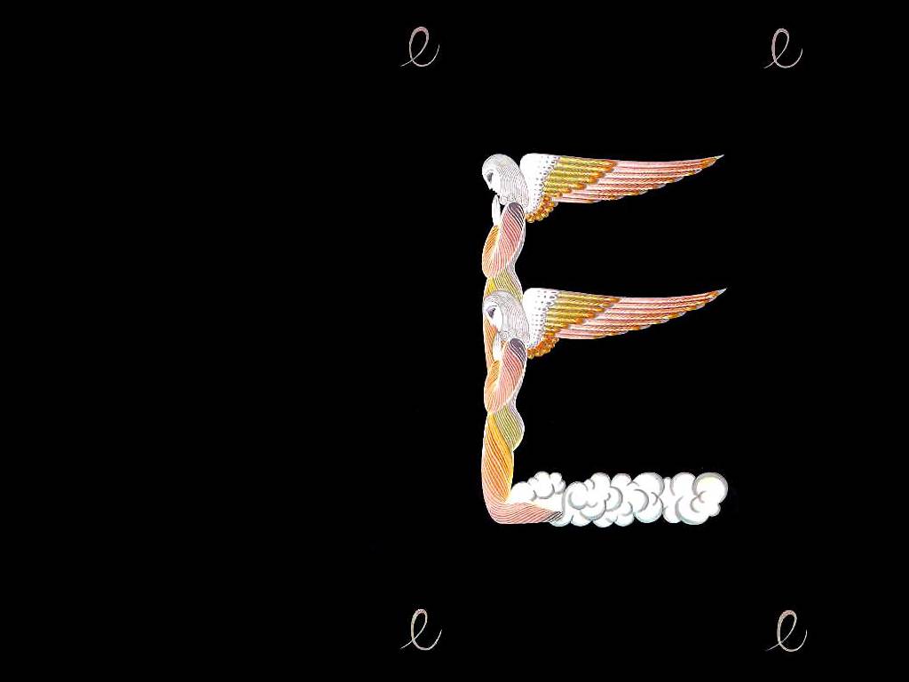Alphabet E — Erté