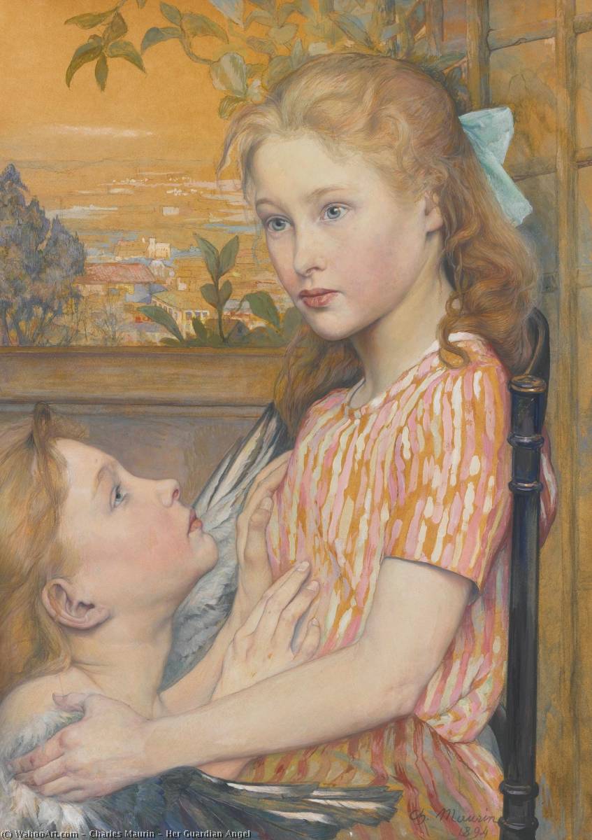 Her Guardian Angel — Charles Maurin