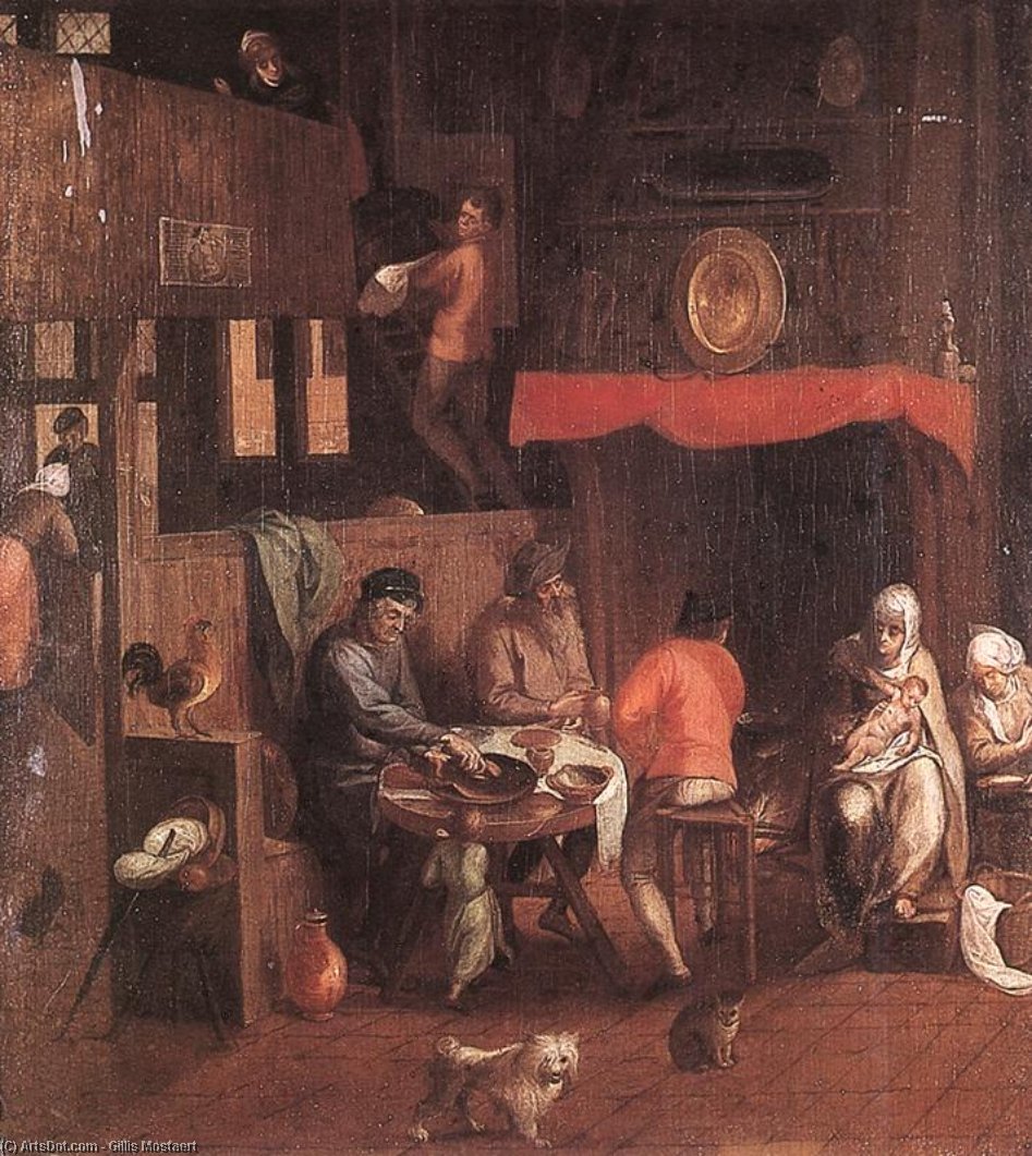 Netherlandish Household — Gillis Mostaert