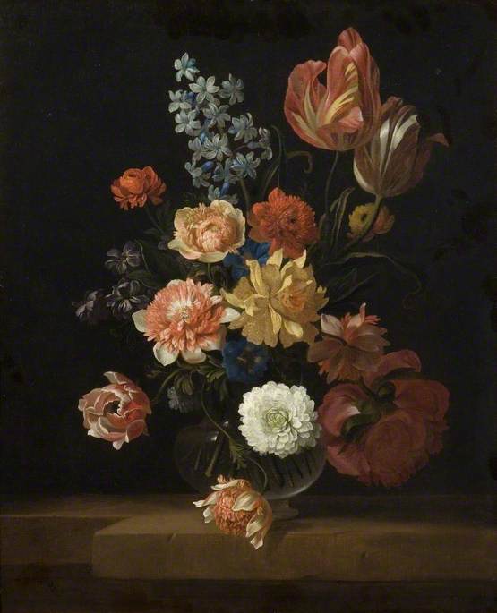 Flowers In A Glass Bowl — Jakab Bogdány