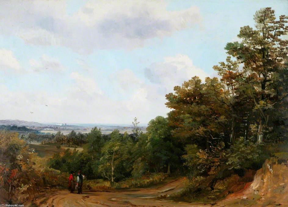 A Distant View Of Windsor From St George's Hill — Фредерик Ричард Ли