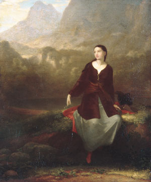The Spanish Girl In Reverie — Washington Allston