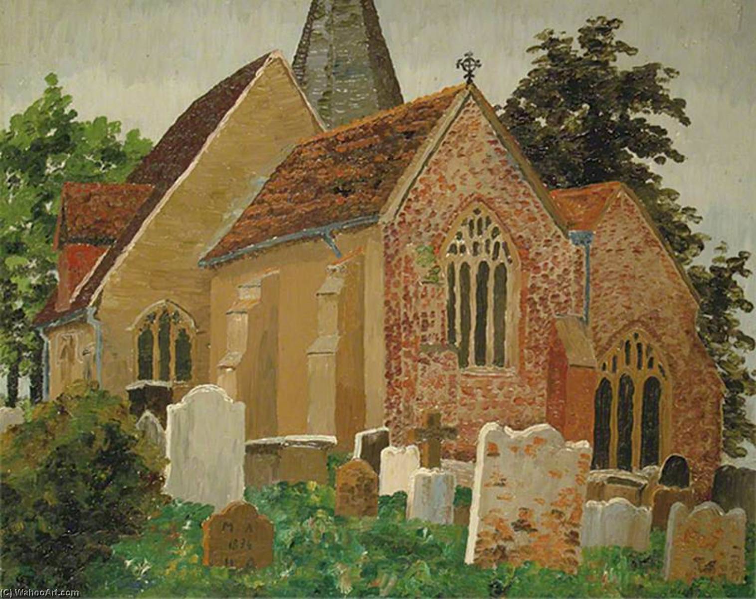 Herstmonceux Church, Hailsham, East Sussex — Cedric Lockwood Morris