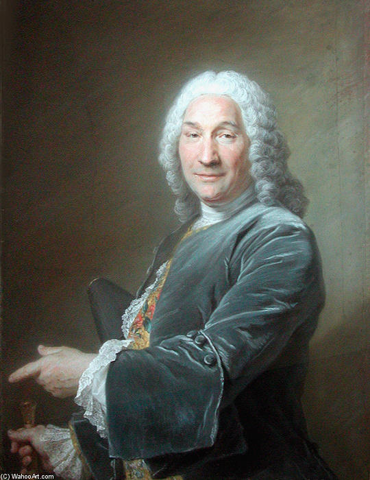 Portrait Of René Frémin, Sculptor — Maurice Quentin De La Tour