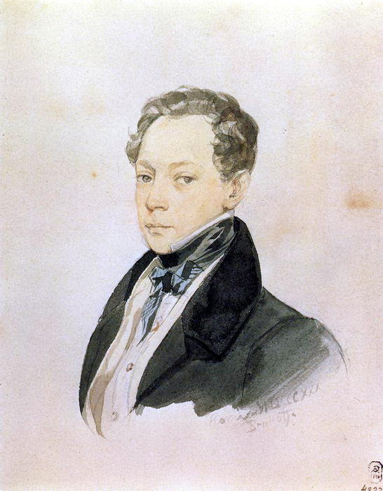 Portrait Of P. V. Basin — Karl Pavlovich Bryullov
