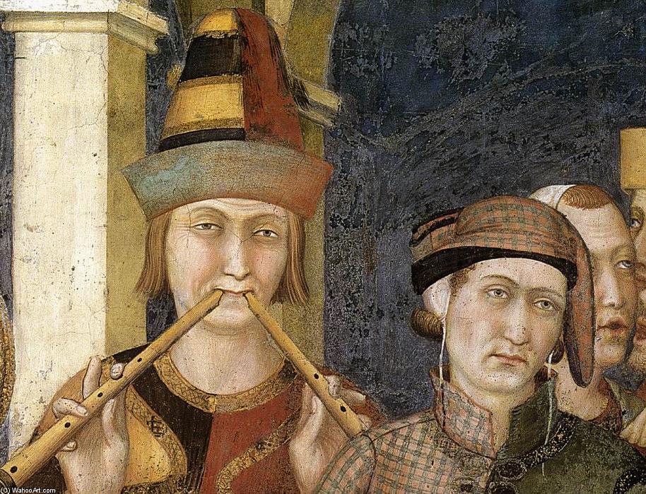 Die Ritterweihe Des Hl. Martin (detail) (8) — Simone Martini
