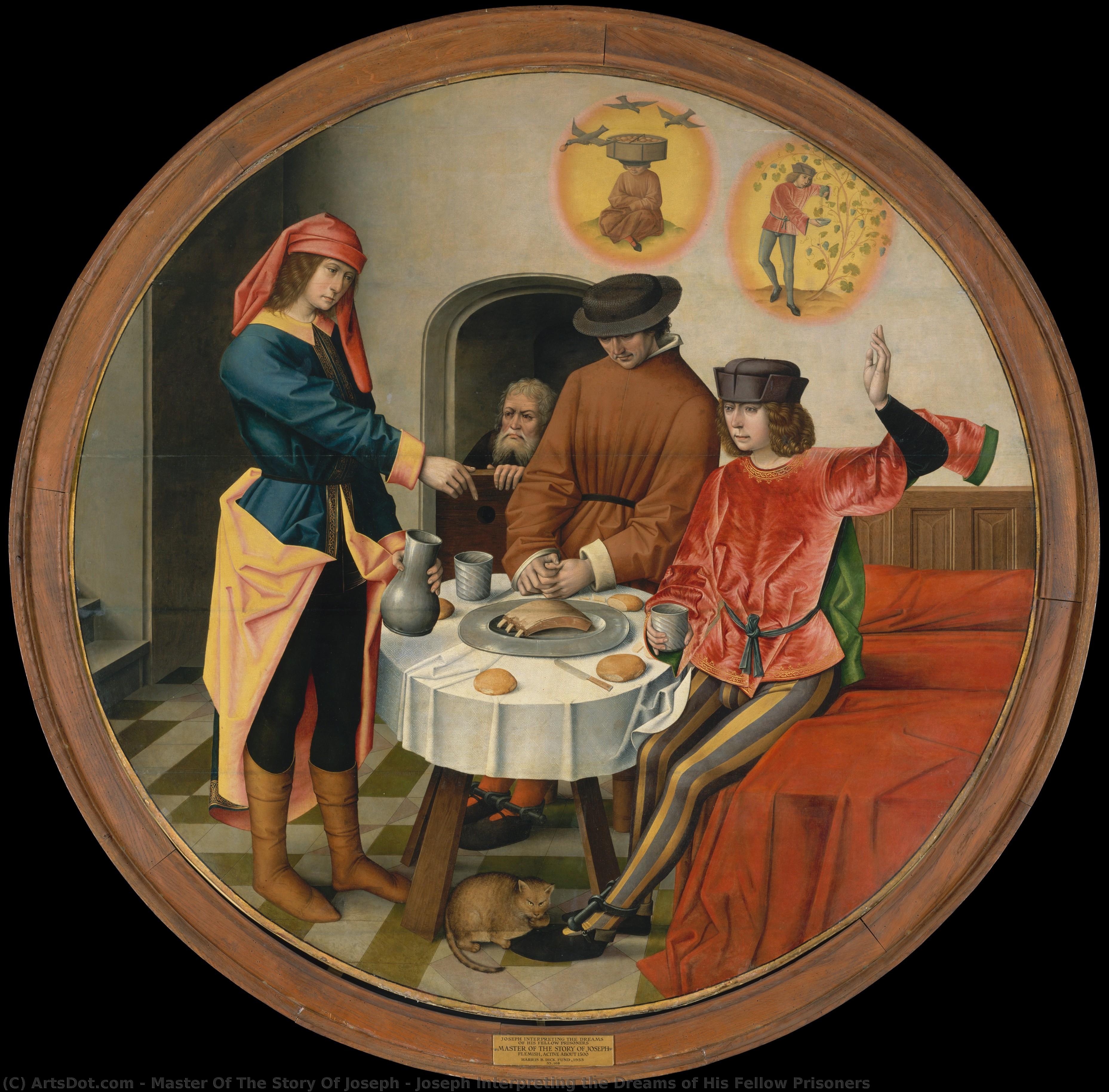 Joseph Interpreting The Dreams Of His Fellow Prisoners — Master Of The Story Of Joseph