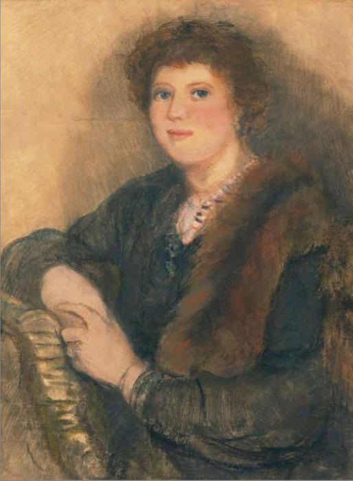 Portrait Of Nadezhda Mikhailovna Kroshkin — Zinaida Serebriakova