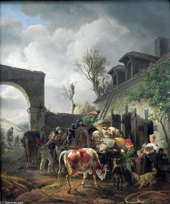 Plundering Cossacks — Peter Von Hess