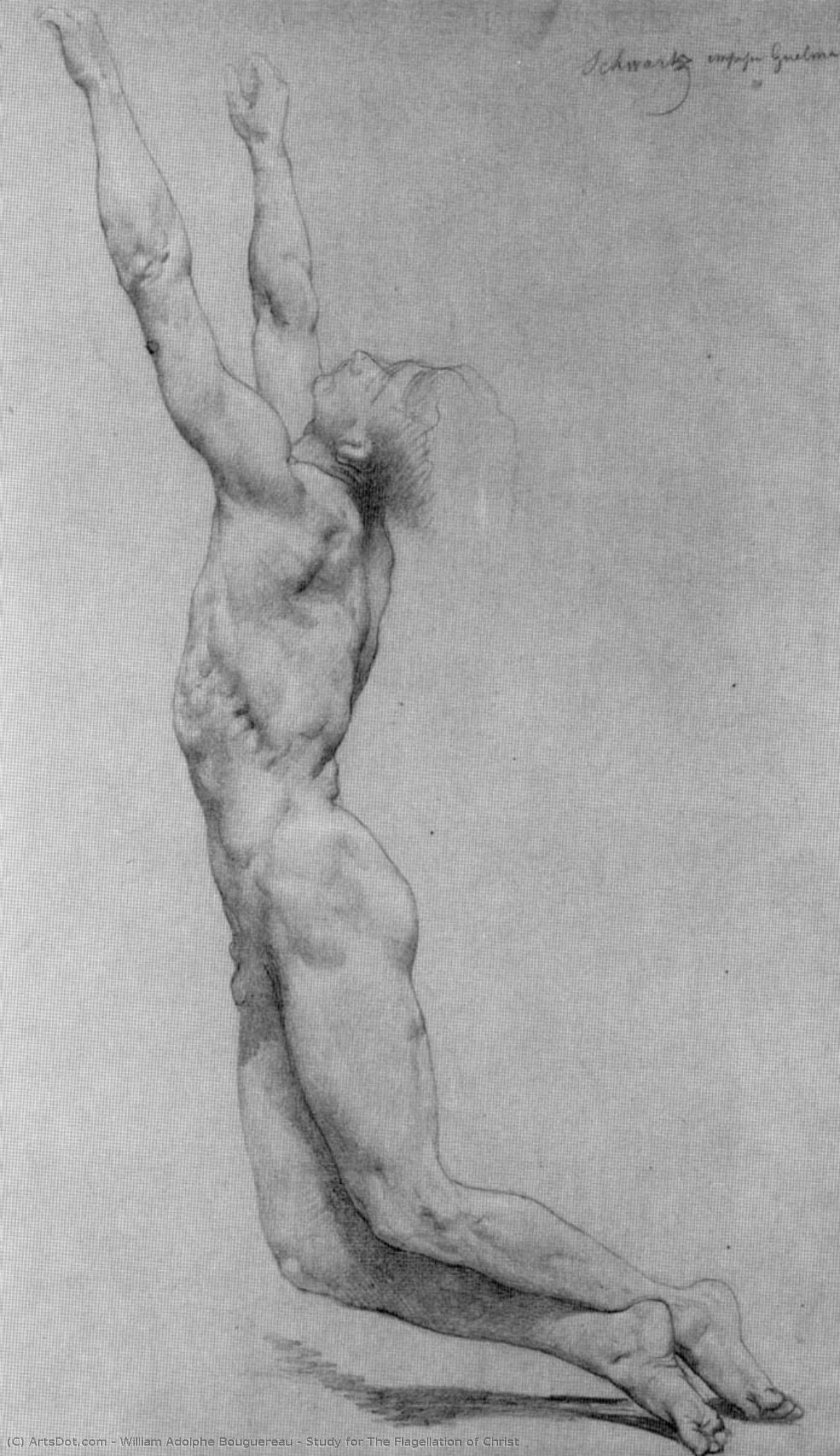 Study For The Flagellation Of Christ — William-adolphe Bouguereau