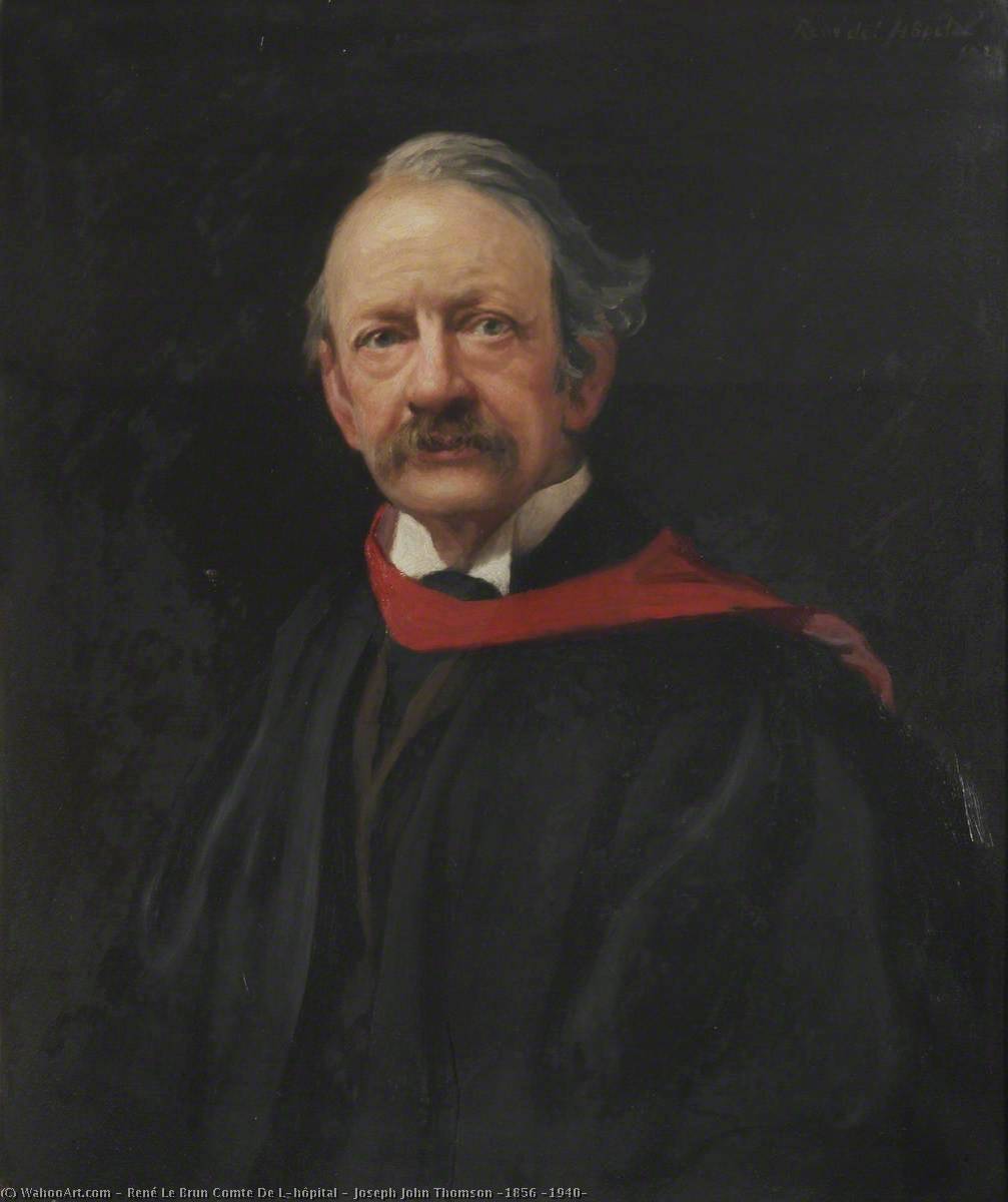 Joseph John Thomson (1856 –1940) — René Le Brun Comte De L'hôpital