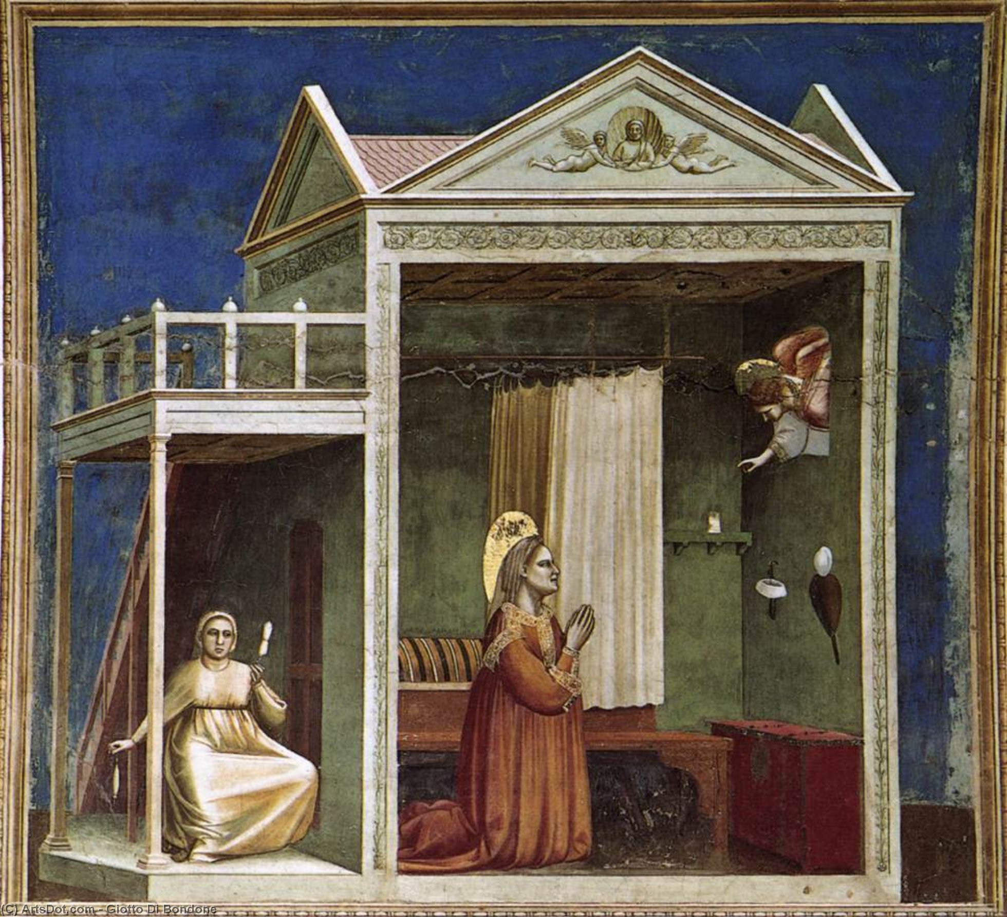 Anunciación A Santa Ana — Giotto Di Bondone