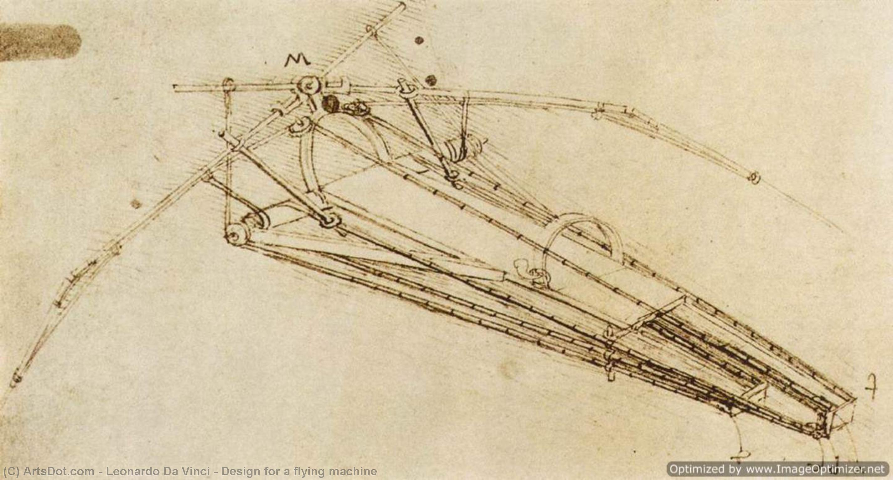 Diseño Para Una Máquina Voladora — Leonardo Da Vinci