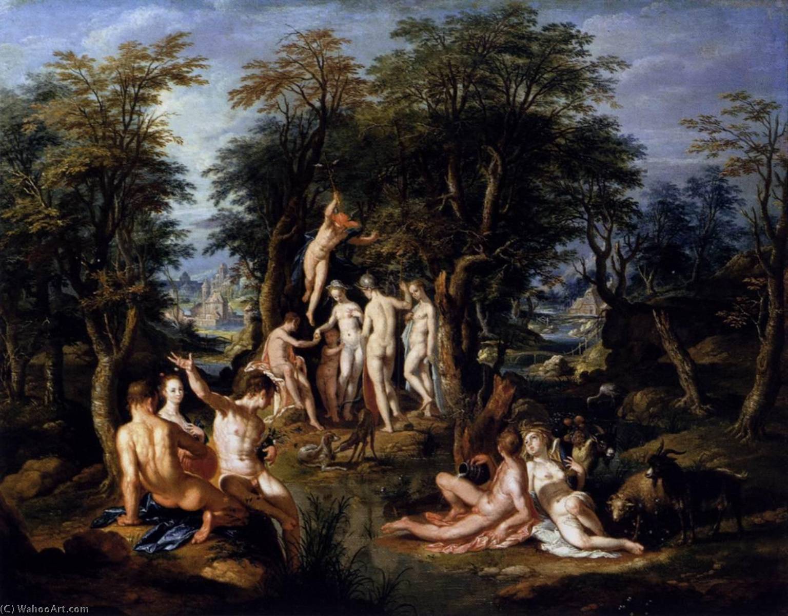 The Judgment Of Paris — Joachim Anthonisz Wtewael