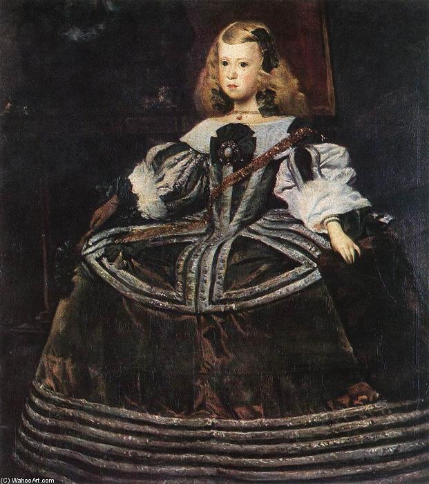 Portrait Of The Infanta Margarita — Juan Bautista Martínez Del Mazo