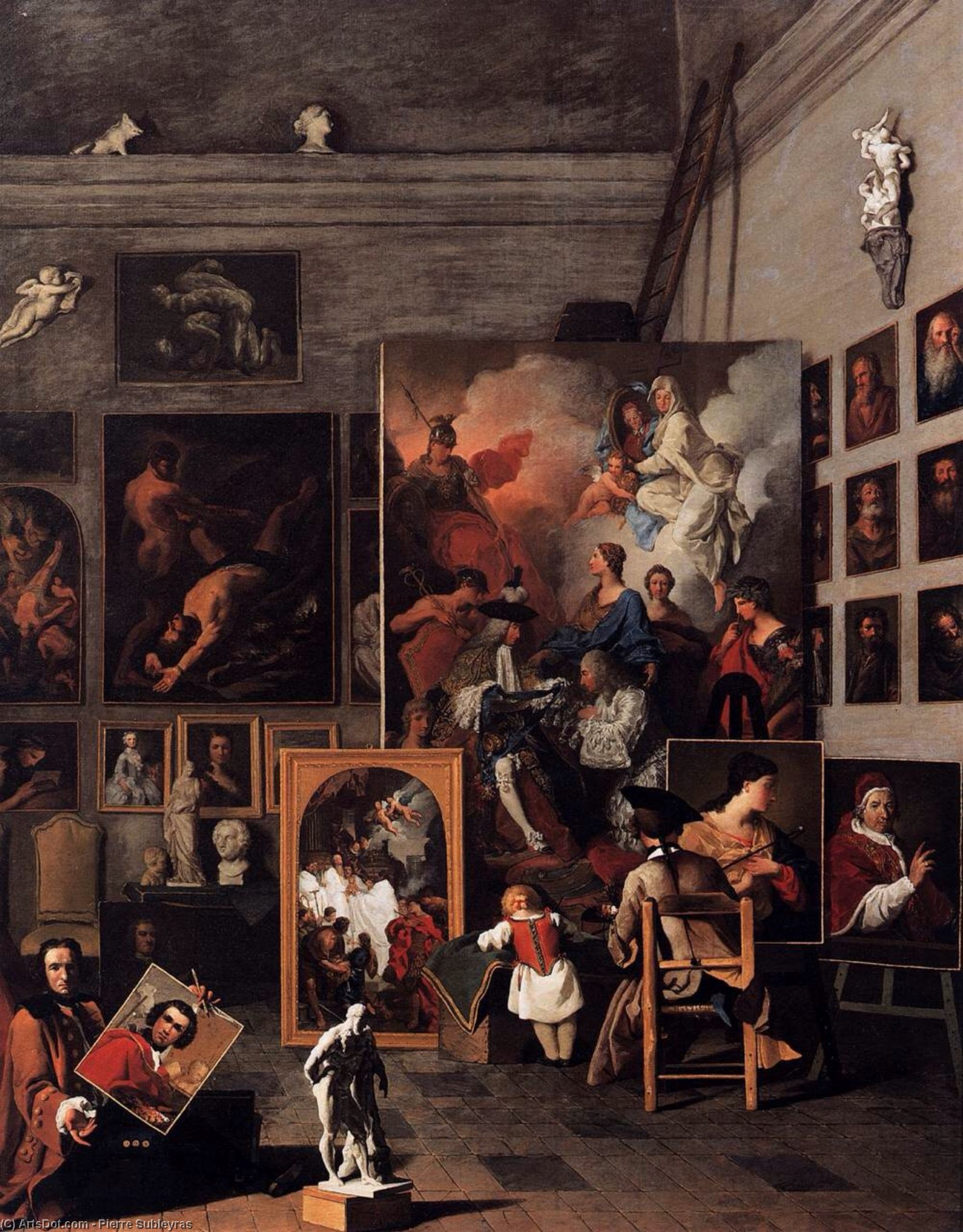 The Studio Of The Painter — Пьер Сублира