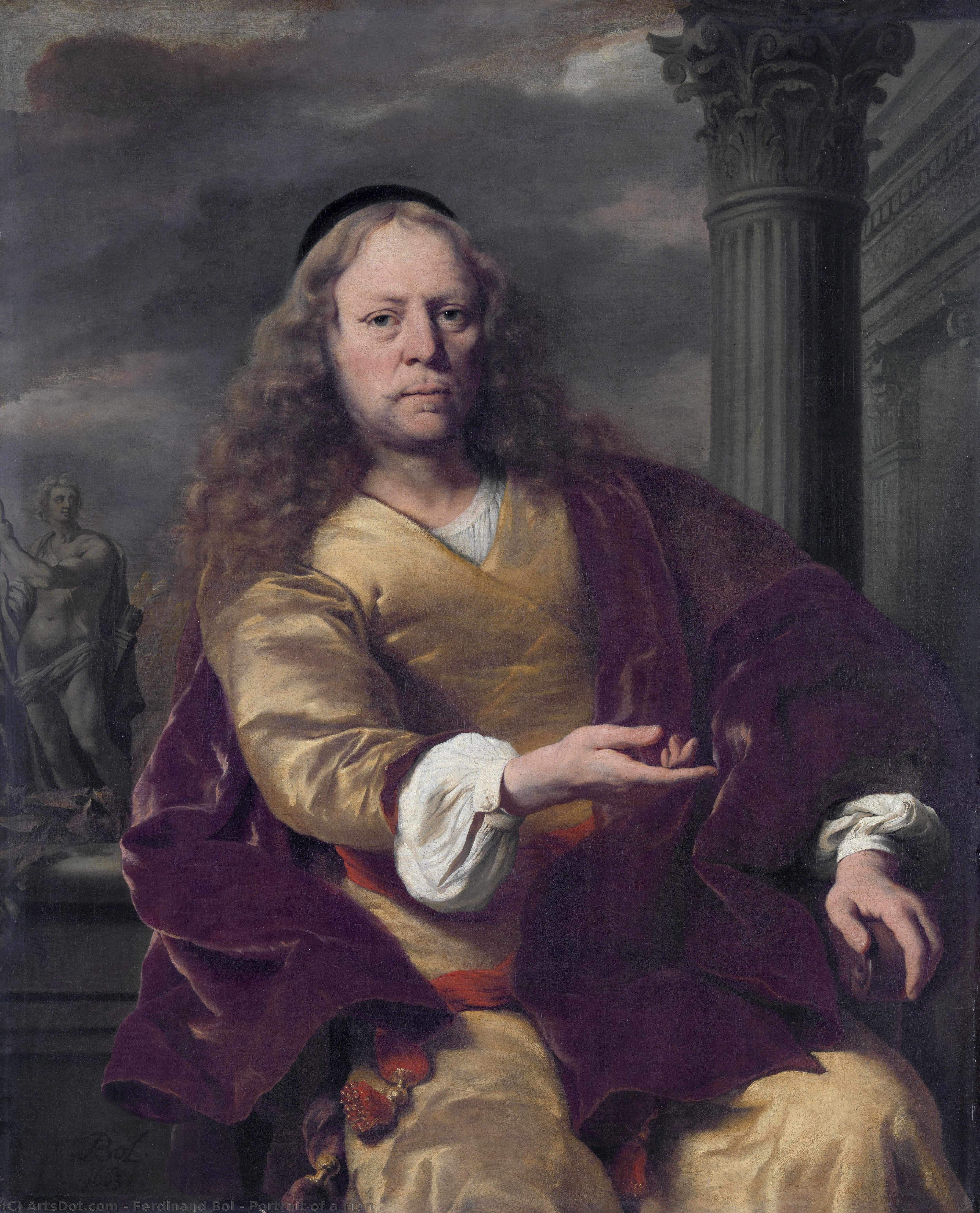 Portrait Of A Man — Ferdinand Bol