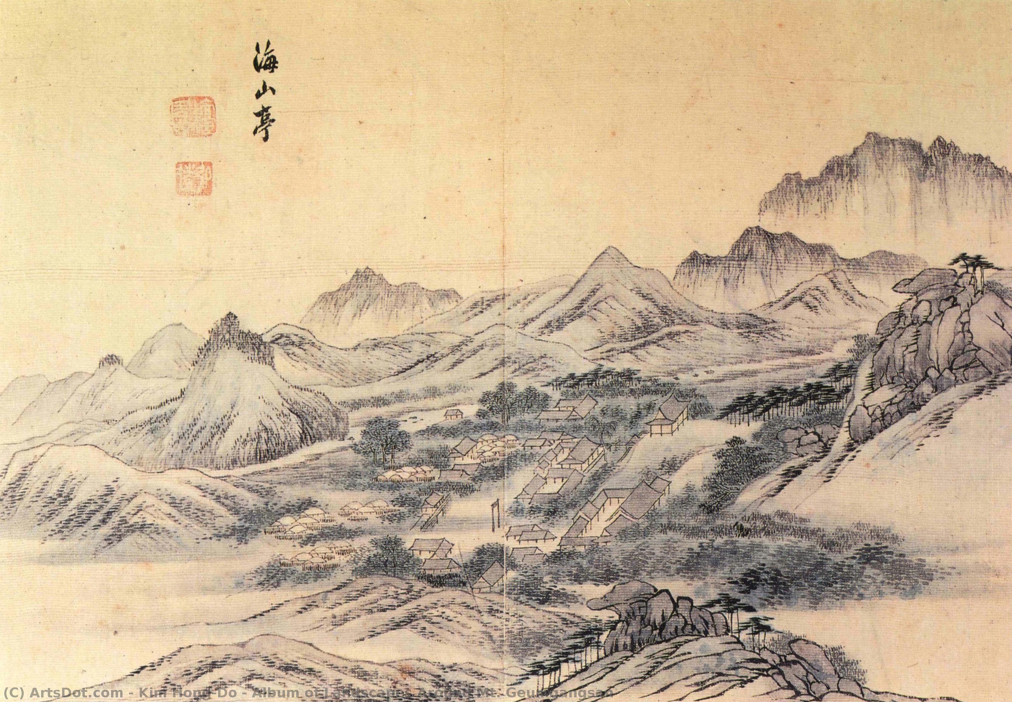 Album Of Landscapes Around Mt. Geumgangsan — Ким Хон-до