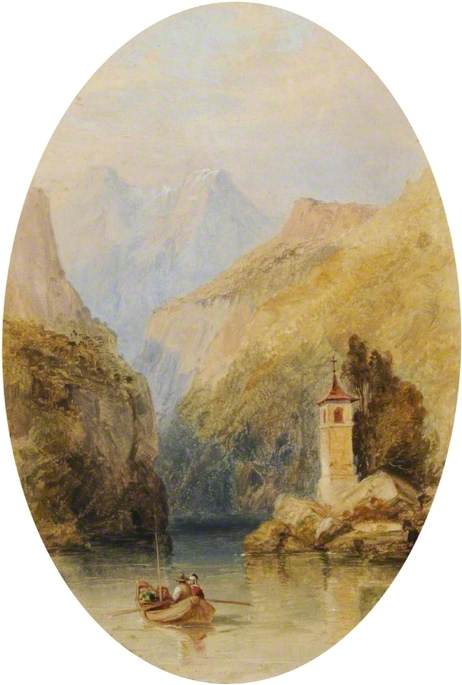 William Tell's Chapel On The Lake Of Lucerne, Switzerland — George Edwards Hering