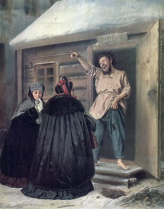 Caretaker Letting An Apartment To A Lady — Vasily Grigoryevich Perov