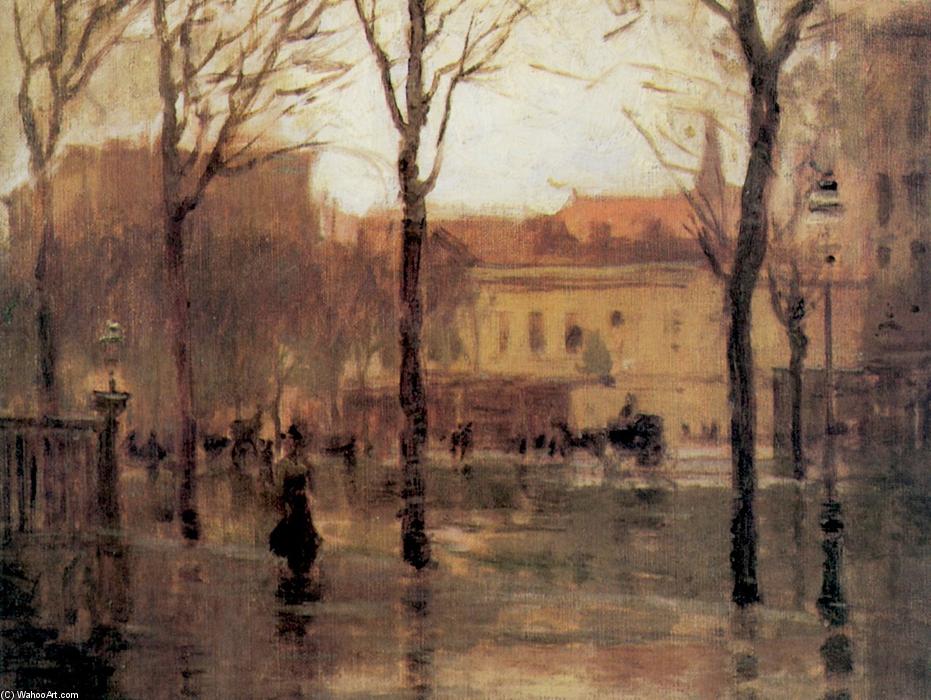 Central Park West, New York — Paul Cornoyer