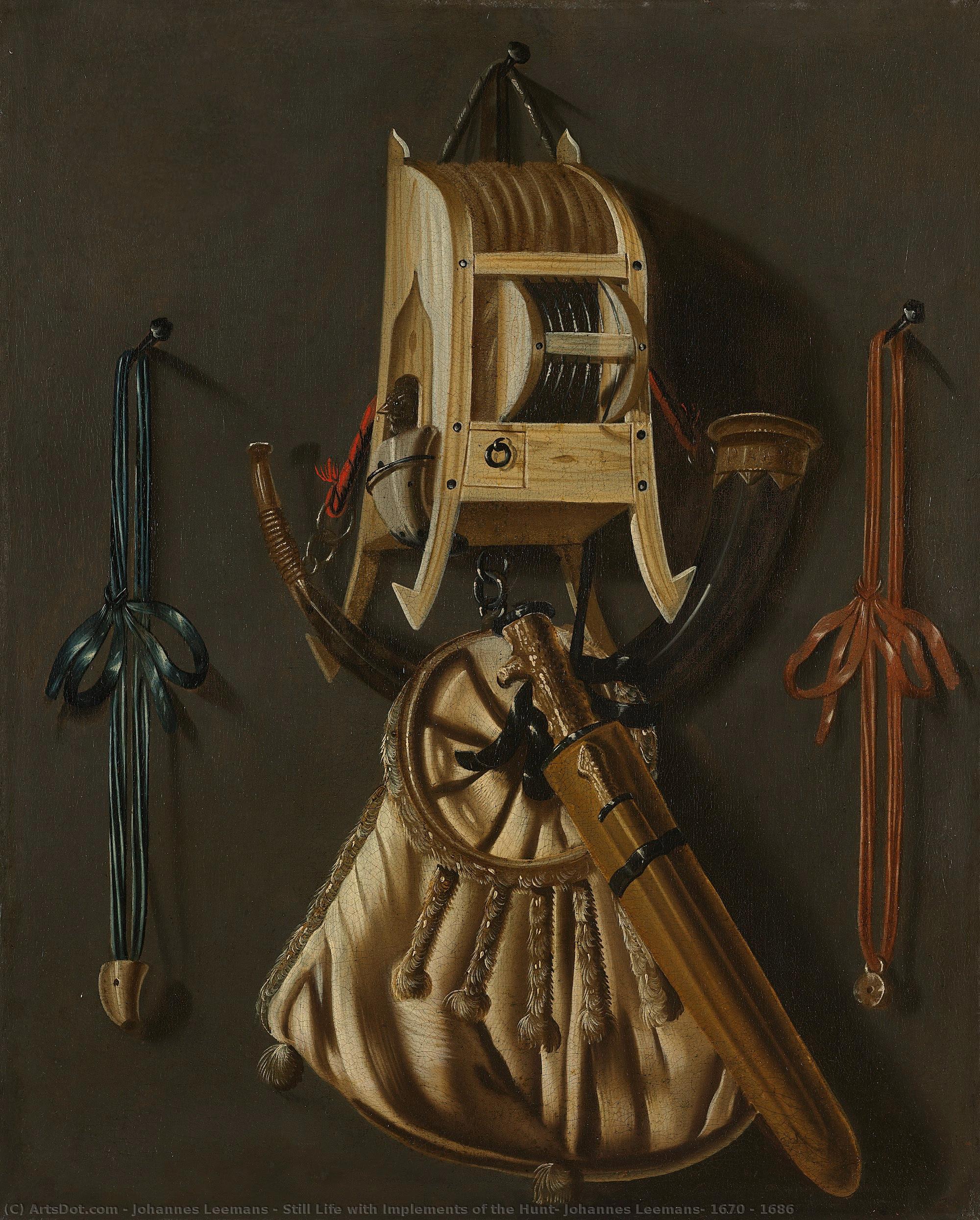 Still Life With Implements Of The Hunt, Johannes Leemans, 1670 - 1686 — Johannes Leemans