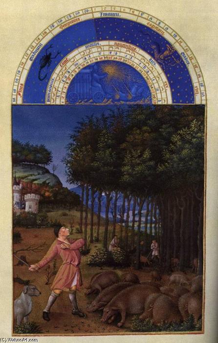 Les Très Riches Heures Du Duc De Berry: Novembre (november) — Limburgische Brüder