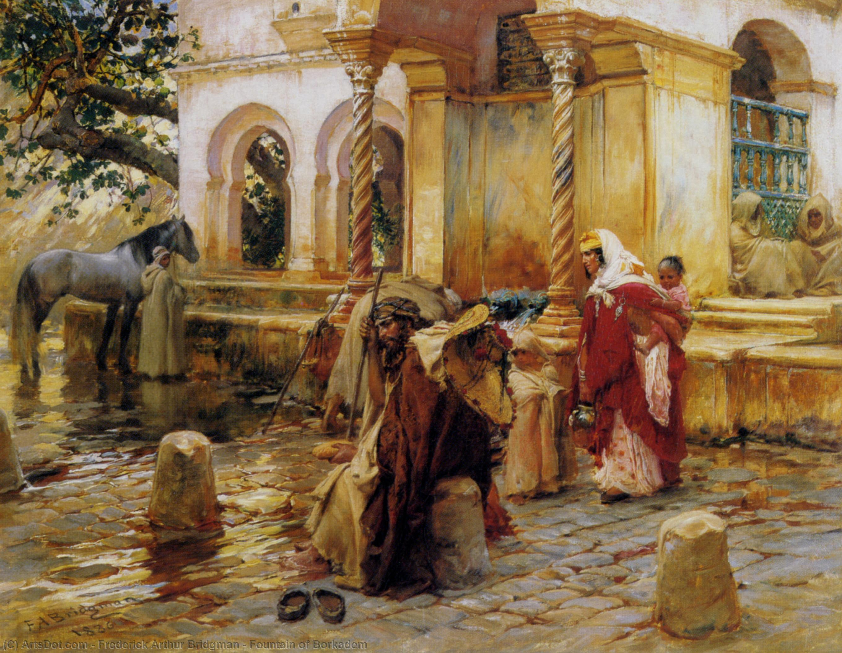 Fountain Of Borkadem — Frederick Arthur Bridgman