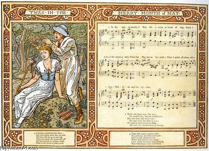 Twas In The Merry Month Of May — Walter Crane