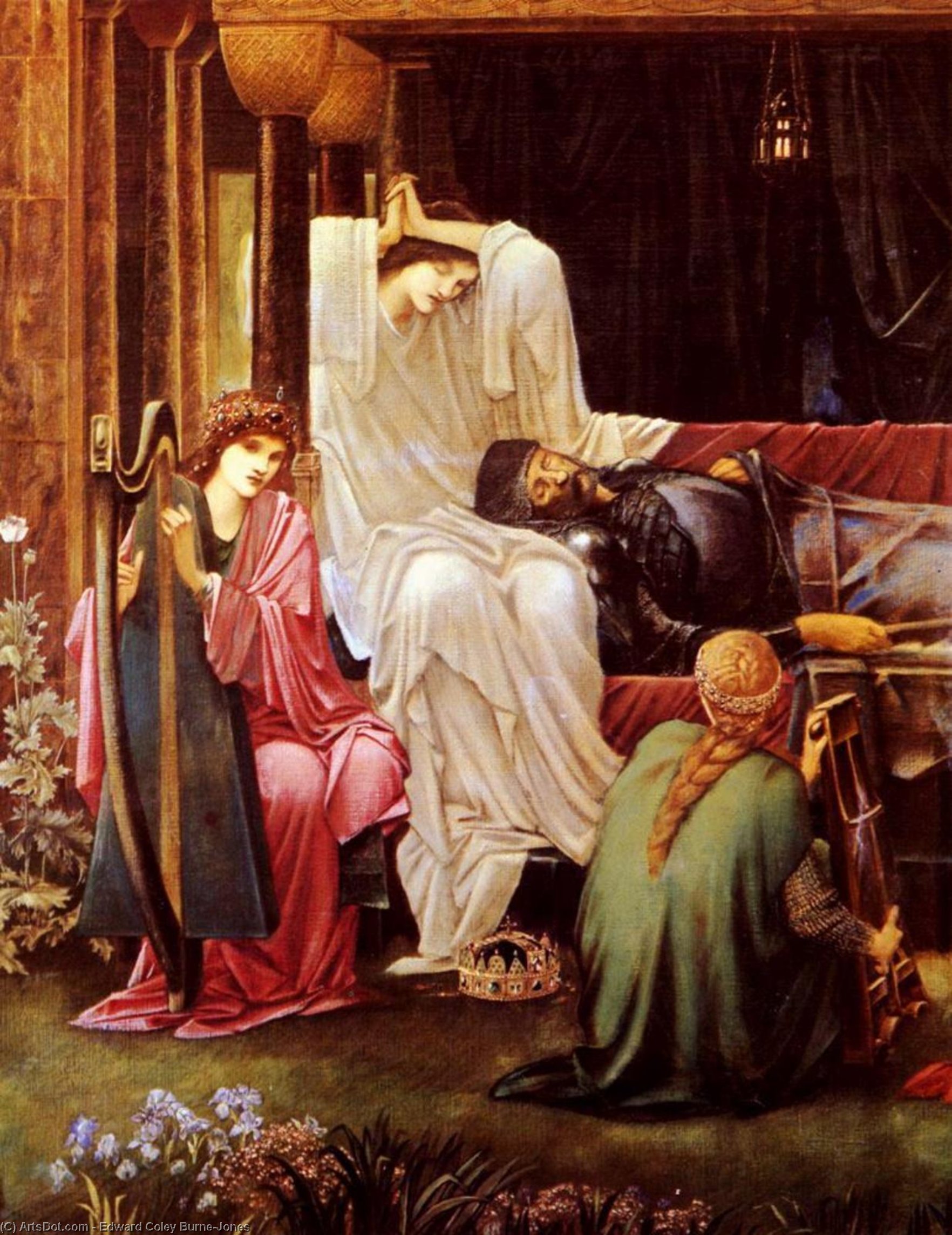 Burne Jones Sir Edward The Last Sleep Of Arthur In Avalon — Edward Coley Burne-jones