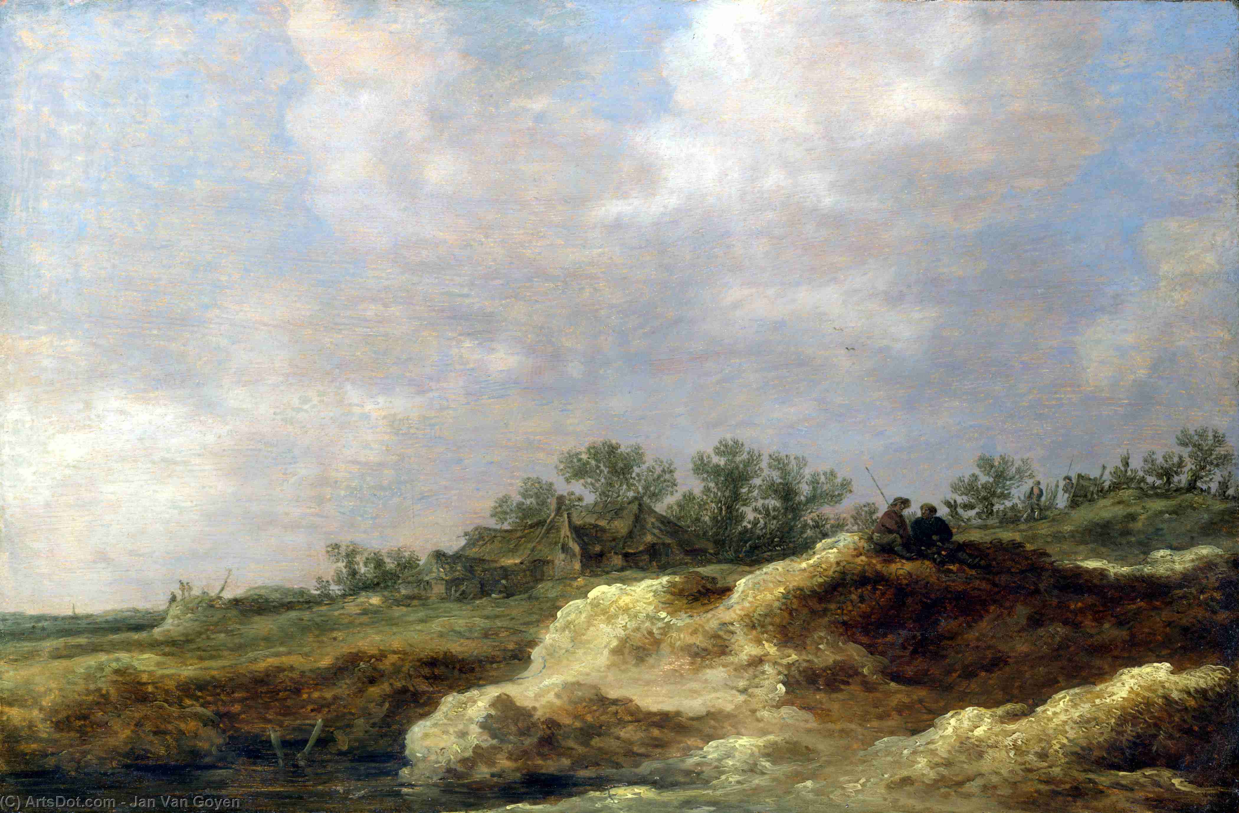 A Cottage On A Heath — Jan Josephszoon Van Goyen