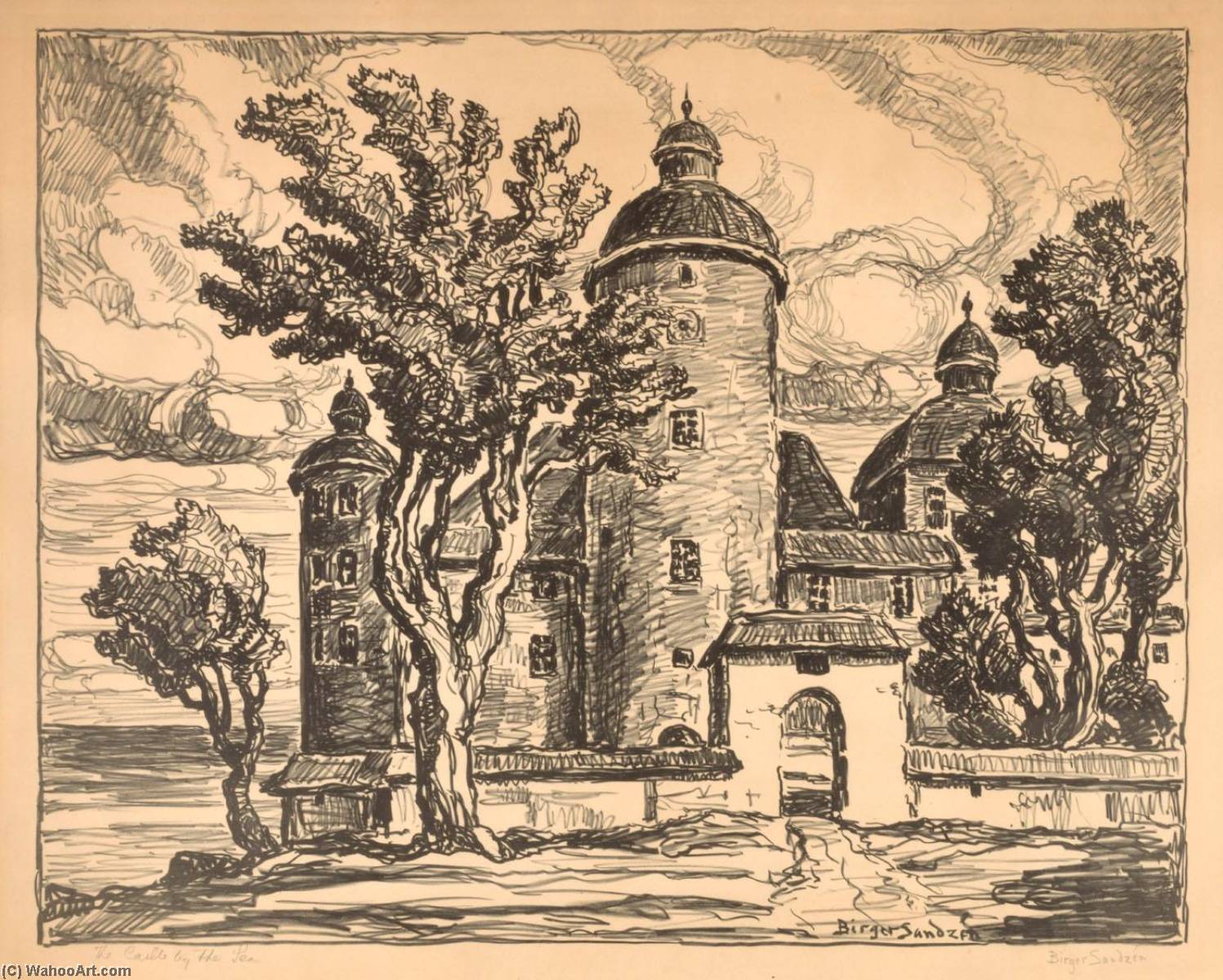 The Castle By The Sea — Birger Sandzen