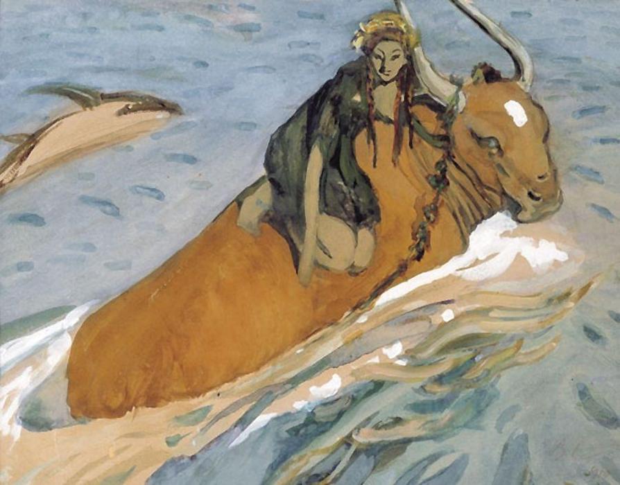 The Rape Of Europa — Valentin Alexandrovich Serov