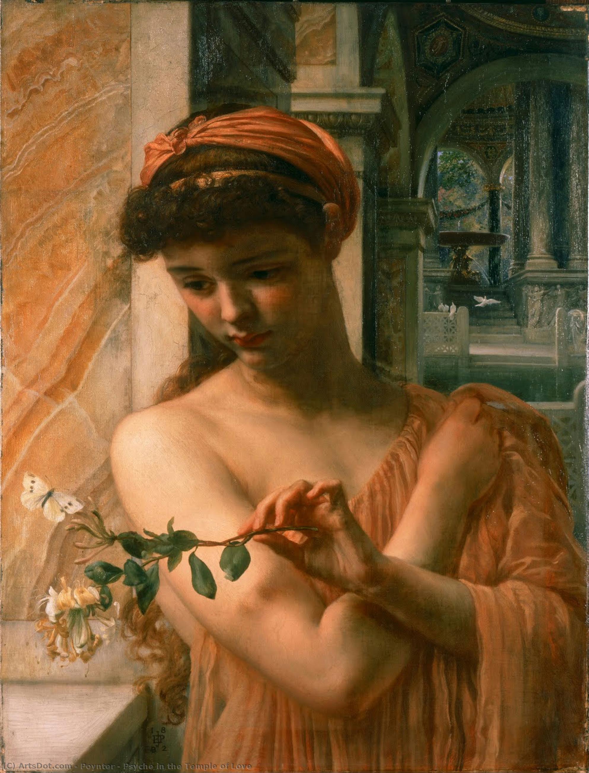 Psyche In The Temple Of Love — Sir Edward John Poynter, 1st Baronet Gcvo, Pra