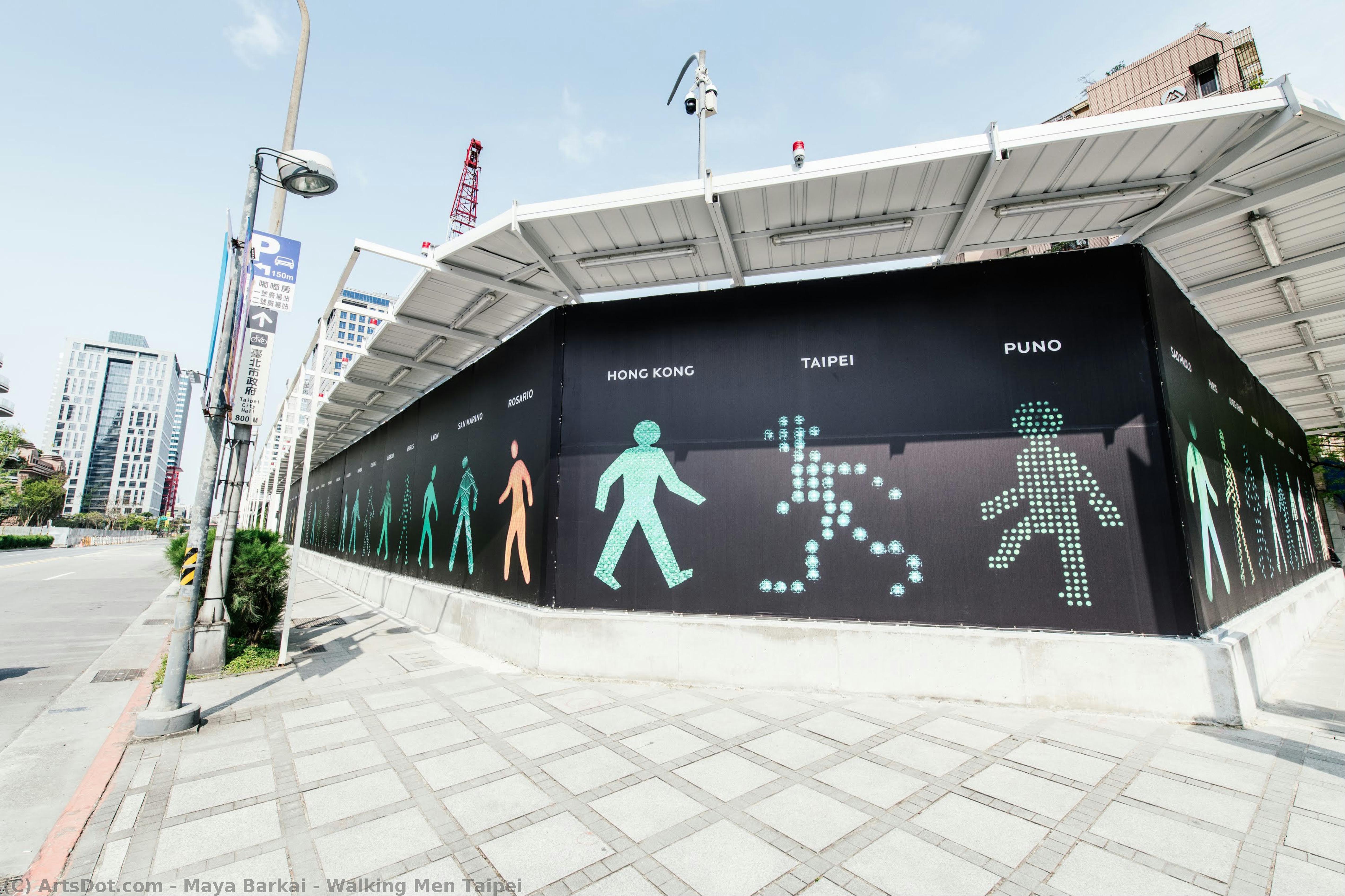 Walking Men Taipei — Maya Barkai