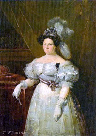 Portrait Of Maria Christina Of The Two Sicilies — Luis López Y Piquer