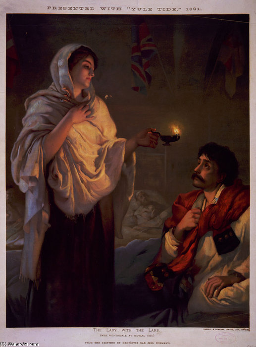 The Lady With The Lamp — Henrietta Rae