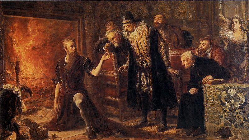 Alchemist Sendivogius — Ян Матейко