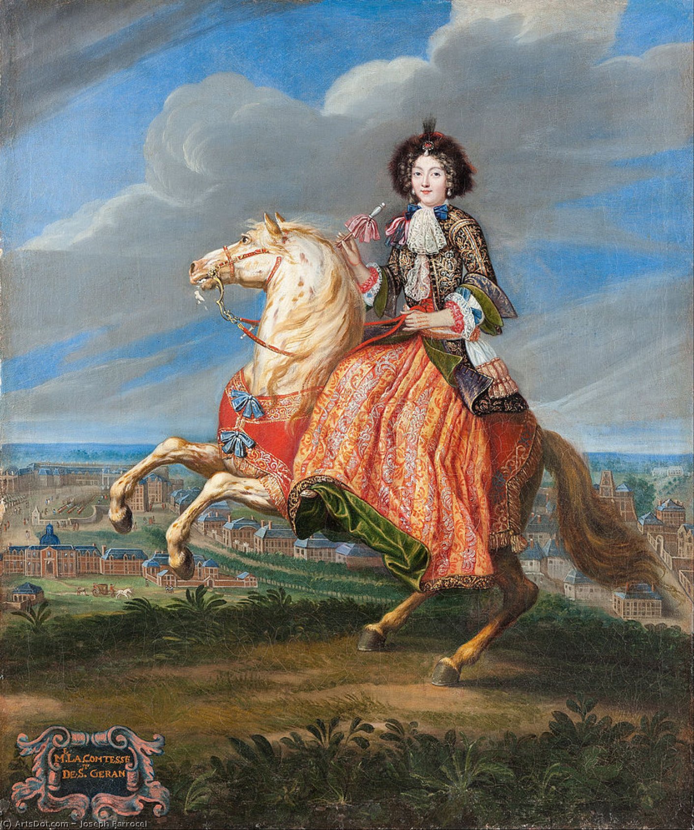Madame La Comtesse De Saint Geran — Joseph Parrocel
