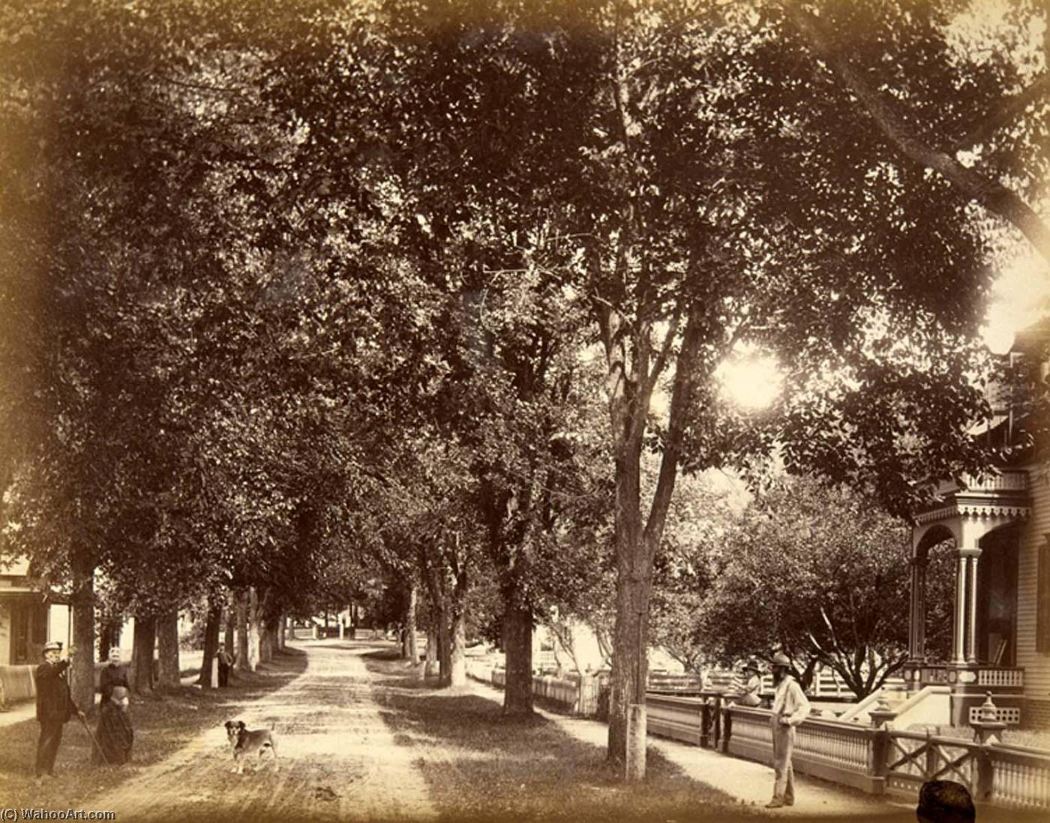 Summer Street, From The Album Views Of Charlestown, New Hampshire — Gotthelf Pach