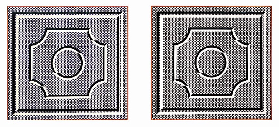Double Architectural Motif — Roy Lichtenstein