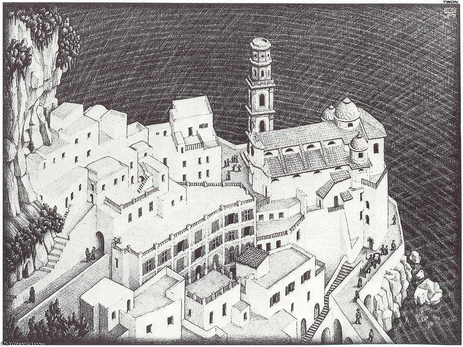 Coast Of Amalfi — Maurits Cornelis Escher