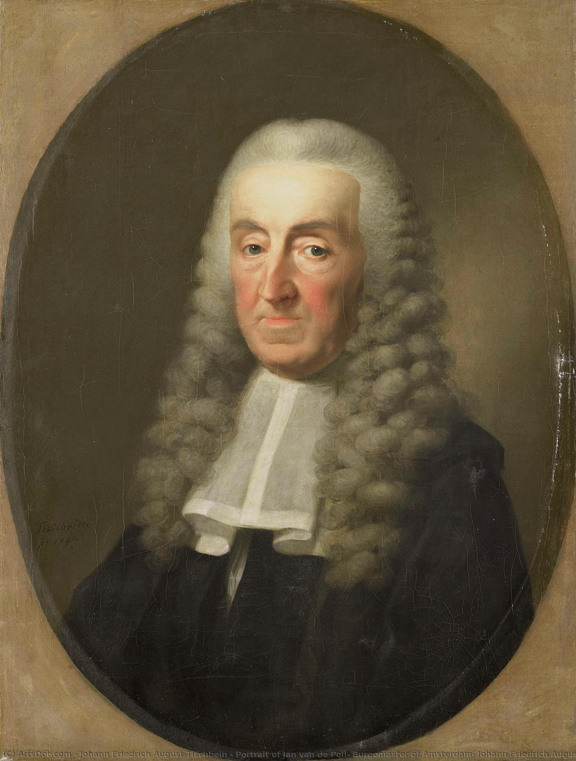 Portrait Of Jan Van De Poll, Burgomaster Of Amsterdam, Johann Friedrich August Tischbein, 1791 — Johann Friedrich August Tischbein